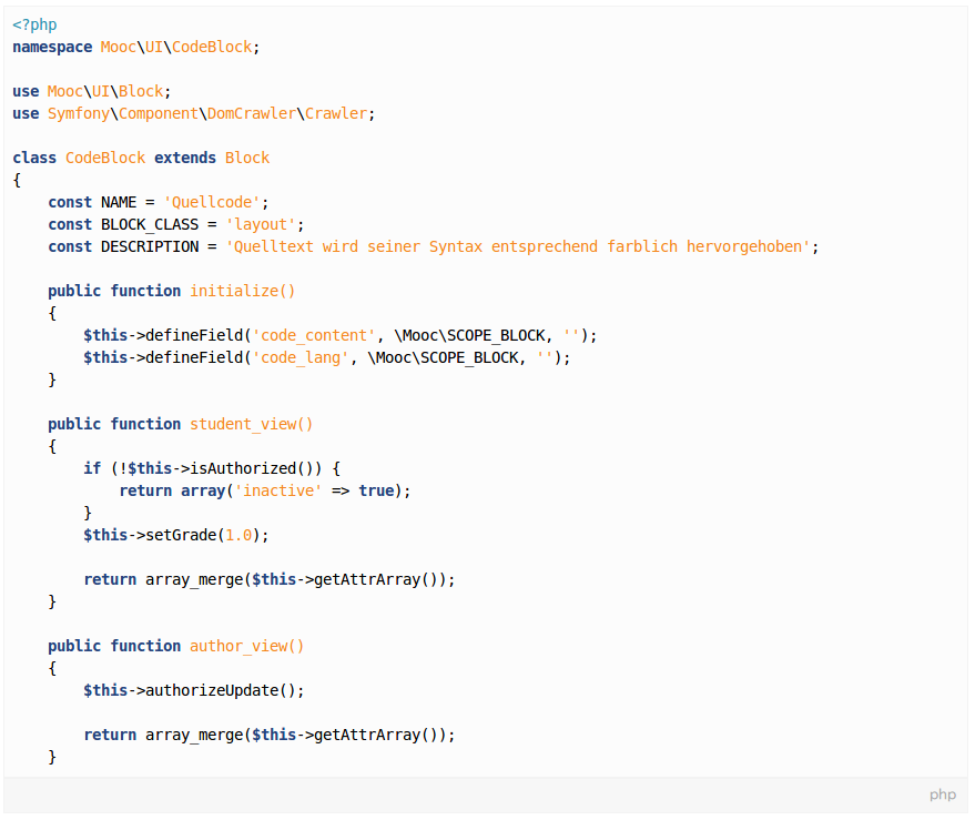 Stud.IP Users' Manual (english): Quellcode